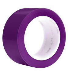 3M™ Vinyl Tape 471, Purple, 2 in x 36 yd, 5.2 mil, 24 rolls per case