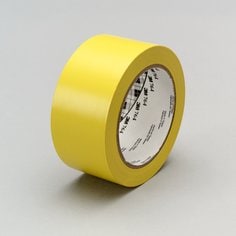 3M™ General Purpose Vinyl Tape 764, Yellow, 49 in x 36 yd, 5 mil, 3
rolls per case, Plastic Core