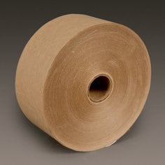 3M™ Water Activated Paper Tape 6143, Natural, Heavy Duty, 3 in x 375 ft,
10/Case