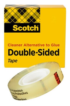 Scotch® Double Sided Tape 665, 3/4 in x 1296 in, Boxed