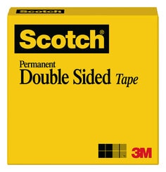 Scotch® Double Sided Tape 665, 1/2 in x 1296 in Boxed