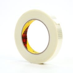 Scotch® Bi-Directional Filament Tape 8959, Clear, 19 mm x 50 m, 5.7 mil,
48 rolls per case