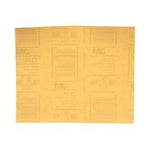 3M™ Gold Abrasive Sheet, 02537, P600 grade, 9 in x 11 in, 50 sheets per
pack, 5 packs per case