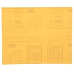 3M™ Gold Abrasive Sheet, 02543, P240 grade, 9 in x 11 in, 50 sheets per
pack, 5 packs per case