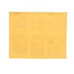 3M™ Gold Abrasive Sheet, 02544, P220 grade, 9 in x 11 in, 50 sheets per
pack, 5 packs per case