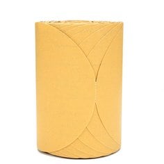 3M™ Stikit™ Gold Paper Disc Roll, 49918, 6 in, P180 grade, 175 discs per
roll, 6 rolls per case