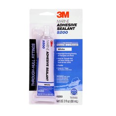 3M™ Marine Adhesive Sealant 5200, PN05203, White, 3 oz Tube, 6/Case