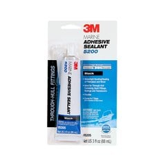 3M™ Marine Adhesive Sealant 5200, PN05205, Black, 3 oz Tube, 6/Case