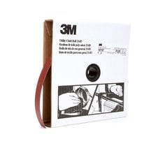 3M™ Utility Cloth Roll 314D, P220 J-weight, 1 in x 50 yd, 5 ea/Case