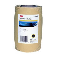 3M™ Stikit™ Gold Disc Roll, 01491, 8 in, P120, 125 discs per roll, 4
rolls per case