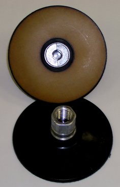 3M™ Roloc™ Disc Pad TR 83980, Extra Hard 4 in 5/8 in-11 Internal, 5 ea/Case