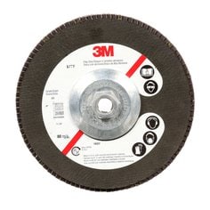 3M™ Flap Disc 577F, 40, T29, 7 in x 7/8 in, 5 ea/Case