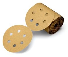 3M™ Stikit™ Paper Disc Roll 236U, 6 in x NH 6 Hole, P150 C-weight, D/F,
Die 600FH, 100 Discs/Roll, 4 Rolls/Case