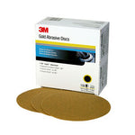 3M™ Hookit™ Gold Disc 216U 00973, 6 in, P400, 100 Discs/Carton, 4 Cartons/Case