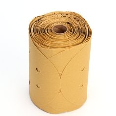 3M™ Stikit™ Gold Disc Roll Dust Free, 01639, 6 in, P180, 175 discs per
roll, 6 rolls per case