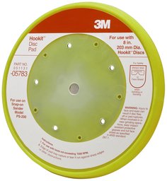 3M™ Hookit™ Pad D/F, 05783, 8 in x 5 bolt hole, 1 per case