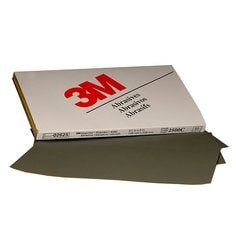 3M™ Wetordry™ Abrasive Sheet, 02625, 2500, heavy duty, 5 1/2 in x 9 in,
50 sheets per carton, 5 cartons per case