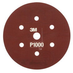 3M™ Hookit™ Flexible Abrasive Disc 270J, 34407, 6 in, Dust Free, P1000,
25 disc per carton, 5 cartons per case