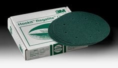 3M™ Green Corps™ Hookit™ Disc Dust Free, 00621, 8 in, 80, 25 discs per
carton, 5 cartons per case