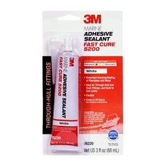 3M™ Marine Adhesive Sealant 5200FC Fast Cure, PN05220, White, 3 oz Tube,
6/Case