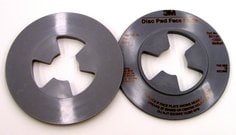 3M™ Disc Pad Face Plate 13325, 4-1/2 in, Medium Gray, 10 ea/Case