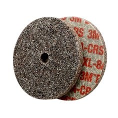 Scotch-Brite™ EXL Unitized Wheel, XL-UW, 8A Coarse, 3 in x 1/4 in x 3/8
in, 40 ea/Case