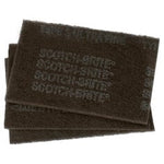 Scotch-Brite™ Hand Pad 7448, 37448, HP-HP, SiC Ultra Fine, Gray, 9 in x 6 in, 3/Pack, 10 Packs/Case