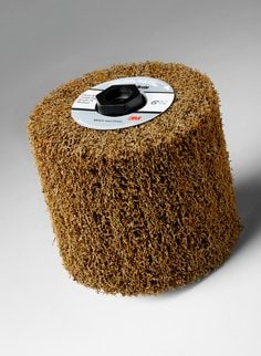 Scotch-Brite™ Match and Finish High Strength Flap Brush, 4-1/2 in x 4 in
x 5/8 in-11 7A CRS, 1 ea/Case