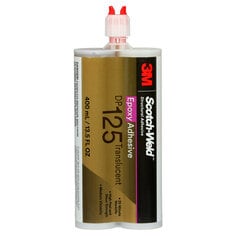 3M™ Scotch-Weld™ Epoxy Adhesive DP125, Translucent, 400 mL Duo-Pak,
6/case
