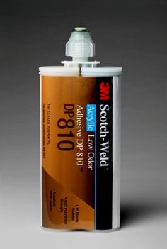 3M™ Scotch-Weld™ Low Odor Acrylic Adhesive DP810, Tan, 400 mL Duo-Pak,
6/case