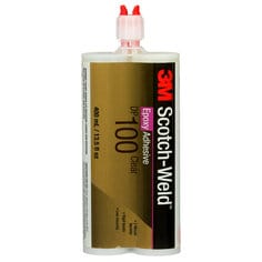 3M™ Scotch-Weld™ Epoxy Adhesive DP100, Clear, 400 mL Duo-Pak, 6/case