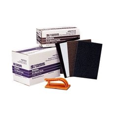 Standard Abrasives™ Ultra Fine Hand Pad, 827500, 6 in x 9 in, 60 ea/Case