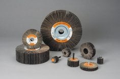 Standard Abrasives™ Aluminum Oxide Flap Wheel, 661405, 60, 6 in x 1 in x
1 in, 5 ea/Case