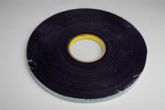 3M™ Double Coated Urethane Foam Tape 4056, Black, 1/2 in x 36 yd, 62
mil, 18 rolls per case