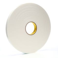 3M™ VHB™ Tape 4955, White, 1 in x 36 yd, 80 mil, 9 rolls per case