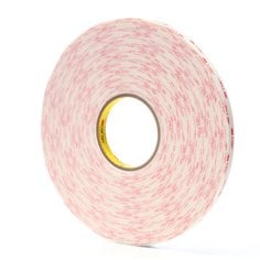 3M™ VHB™ Tape 4952, White, 1/2 in x 36 yd, 45 mil, 18 rolls per case