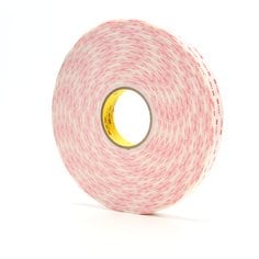 3M™ VHB™ Tape 4932, White, 1 in x 72 yd, 25 mil, 9 rolls per case