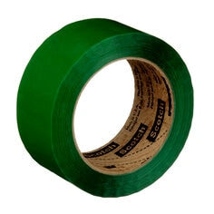 Scotch® Box Sealing Tape 371, Green, 48 mm x 100 m, 36/Case