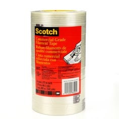 Scotch® Filament Tape 897, Clear, 24 mm x 55 m, 5 mil, 36 rolls per case