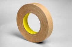 3M™ Double Coated Tape 9576, Clear, 1/2 in x 60 yd, 4 mil, 72 rolls per
case
