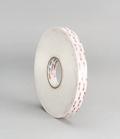 3M™ VHB™ Tape 4930, White, 1/2 in x 72 yd, 25 mil, 4 Roll/Case
