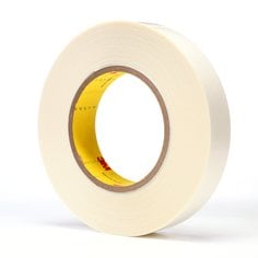 3M™ Double Coated Tape 9579, White, 1 in x 36 yd, 9 mil, 36 rolls per
case