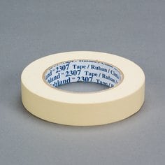 3M™ Masking Tape 2307, Tan, 12 mm x 55 m, 5.2 mil, 72 Roll/Case