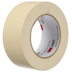 3M™ Masking Tape 2307, Tan, 48 mm x 55 m, 5.2 mil, 24 Roll/Case