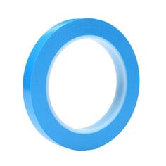 Scotch® High Temperature Fine Line Tape 4737S, Blue, 1/2 in x 36 yd, 5.4
mil, 72 Roll/Case