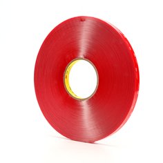 3M™ VHB™ Tape 4905, Clear, 1/2 in x 72 yd, 20 mil, 18 Roll/Case