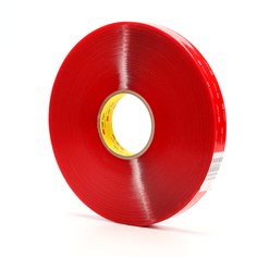 3M™ VHB™ Tape 4905, Clear, 1 in x 72 yd, 20 mil, 9 Roll/Case