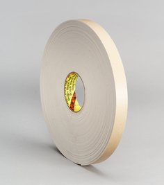 3M™ Double Coated Polyethylene Foam Tape 4496W, White, 3/4 in x 36 yd,
62 mil, 12 rolls per case