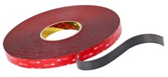 3M™ VHB™ Tape 4611, Dark Gray, 1 in x 36 yd, 45 mil, 9 rolls per case