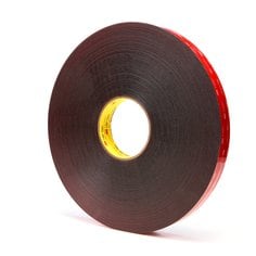 3M™ VHB™ Tape 5925, Black, 1 in x 72 yd, 25 mil, 9 rolls per case
